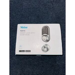 Veise RZ07C Smart Door Lock Set – Fingerprint, Keyless, Satin Nickel